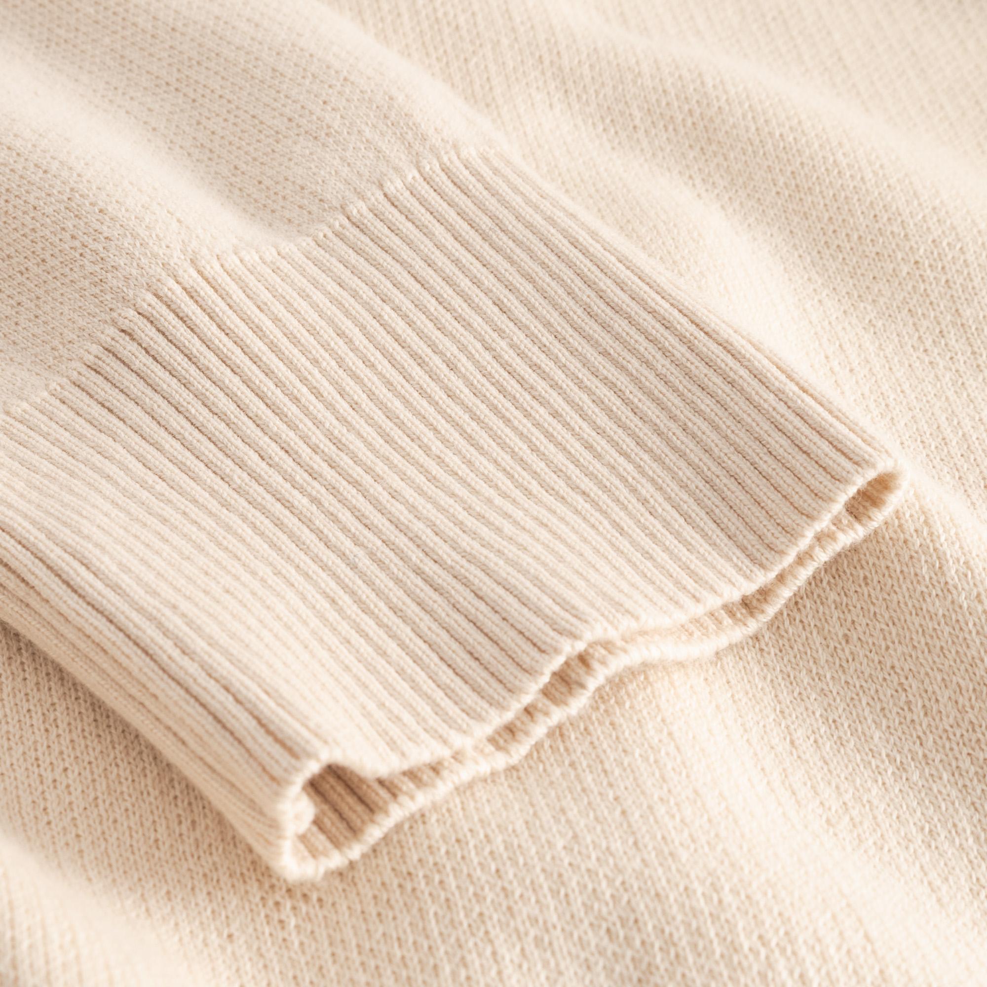 Dedicated Kanan Berries Cardigan  Strickjacke Bio Baumwolle weiß creme
